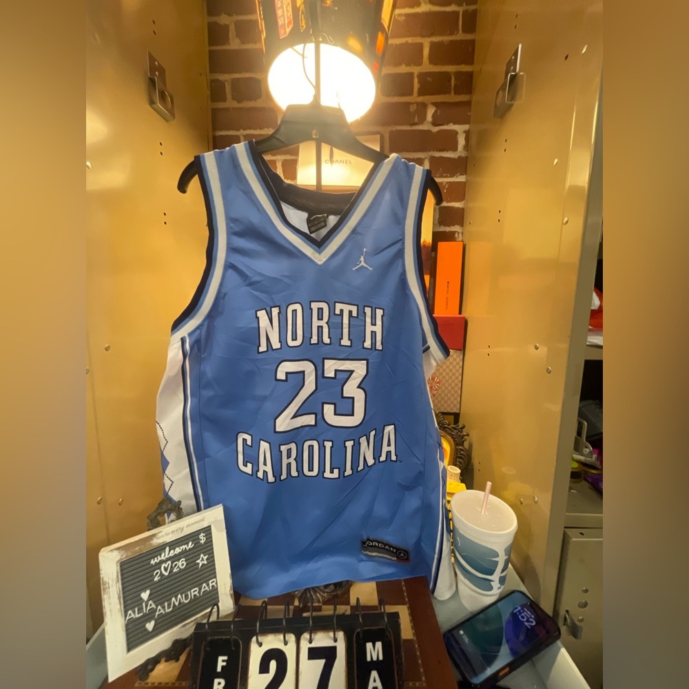Michael Jordan during his college career with the North Carolina Tar Heels.#23